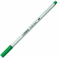 STABILO Filzstift Pen 68 brush 10er Pack - smaragdgrün