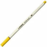 STABILO Filzstift Pen 68 brush 10er Pack - gelb