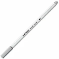 STABILO Filzstift Pen 68 brush 10er Pack - mittelgrau