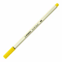 STABILO Filzstift Pen 68 brush 10er Pack - zitronengelb