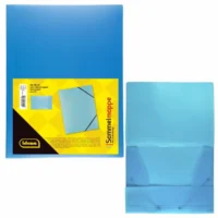 Idena Sammelmappe PP mit Gummizug transluzent DIN A3 - türkis