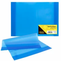 Idena Heftschoner DIN A4 blau aus Kunststoff 120 µm – 10er Set