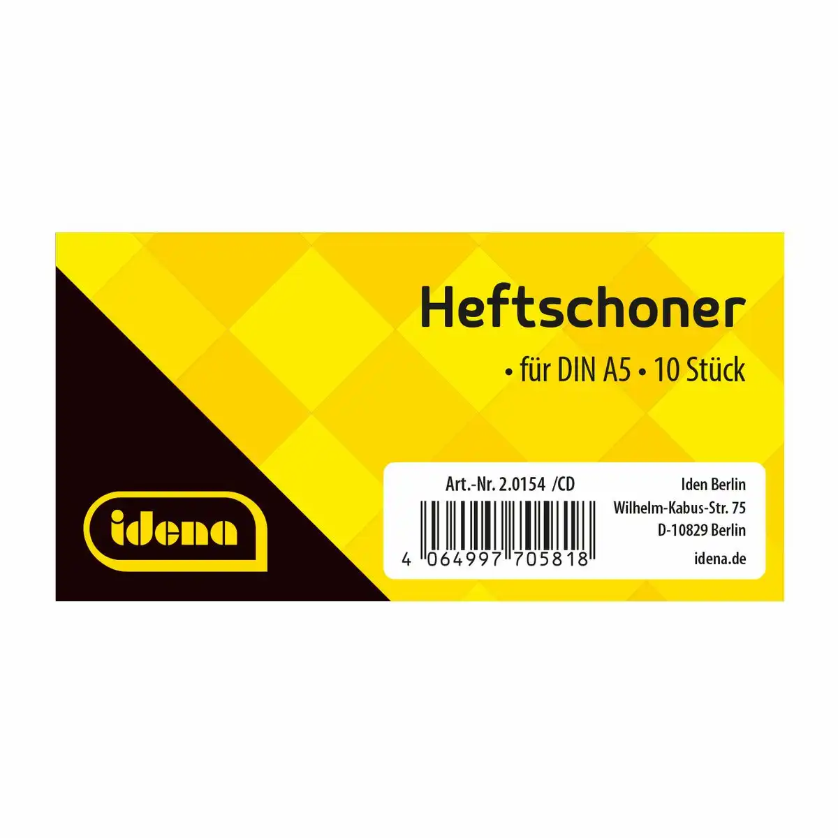 idena-heftschoner-din-a5-farblos-10er-set-2 Idena Heftschoner DIN A5 farblos