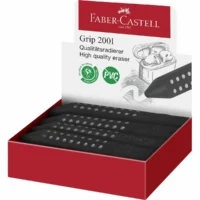 FABER-CASTELL Radierer Grip 2001 10er Pack - schwarz