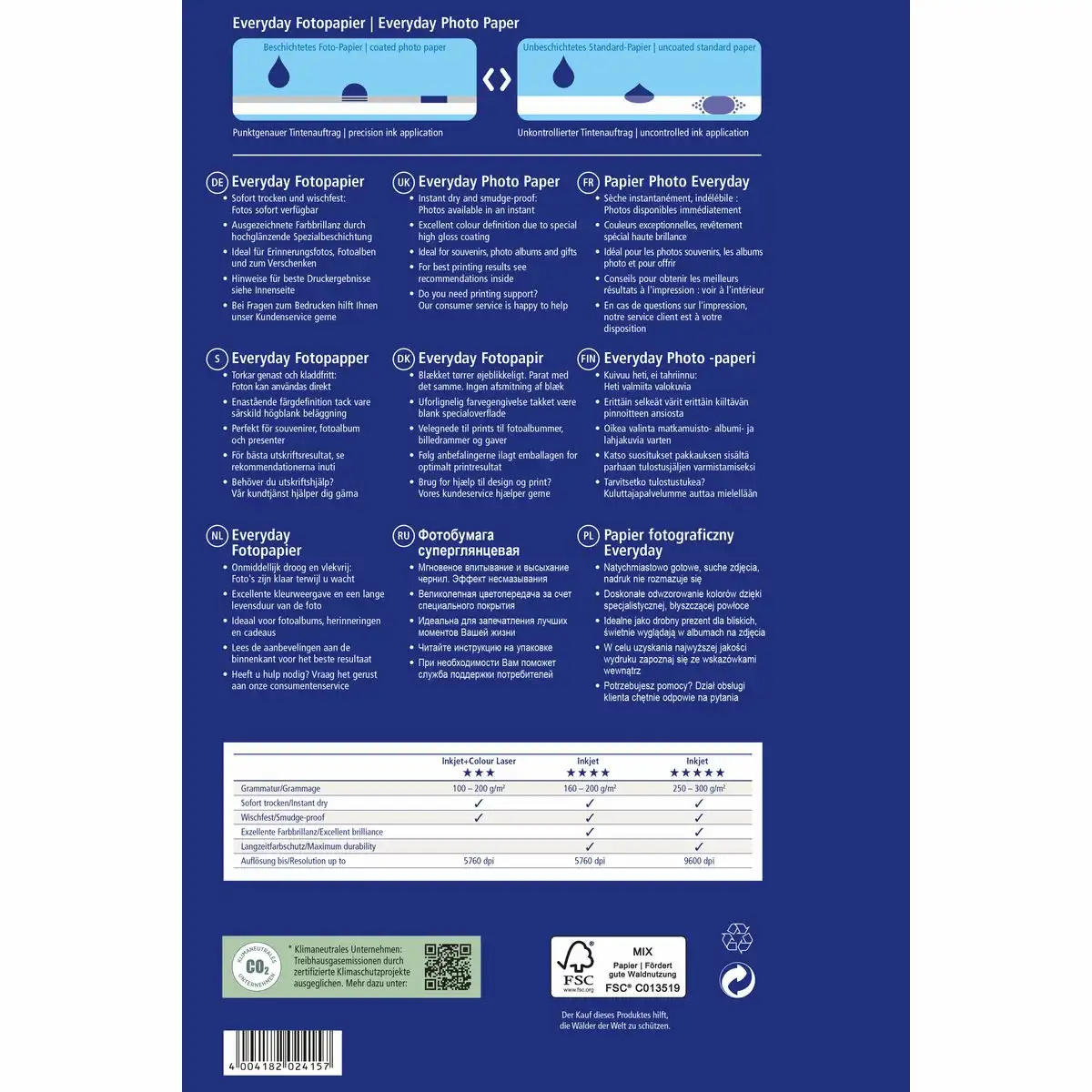 AVERY Zweckform Fotopapier Classic 160g/m² DIN A4 50 Blatt-1