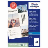 AVERY Zweckform Kopierpapier Inkjet 150g/m² matt DIN A4 100 Blatt