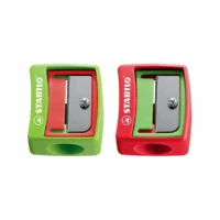 STABILO Spitzer woody 3in1 rot/grün grün/rot 2 Stück 2fach sortiert