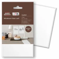 AVERY Zweckform Whiteboard Folien mehrmalig beschreibbar weiß 98x149mm 3 Stück