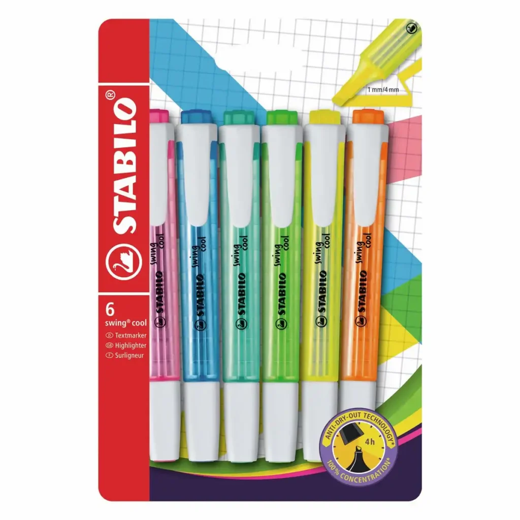 10004867_00 STABILO Textmarker swing cool Kunststoffetui