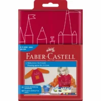 FABER-CASTELL Kindermalschürze - rot/orange