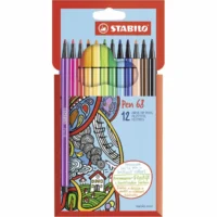 STABILO Filzstifte Pen 68 Premium - 12 Stück Kartonetui