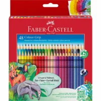 FABER-CASTELL Buntstifte Colour Grip - Kartonetui, 48 Stück