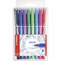 STABILO Fineliner SENSOR F 8 Stück Kunststoffetui