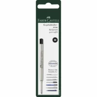 FABER-CASTELL Kugelschreibermine M Blisterkarte - schwarz