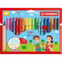 STABILO Filzstifte Cappi Kartonetui - 18 Stück