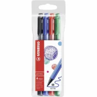 STABILO Filzschreiber pointMax - 4 Stück Kunststoffetui