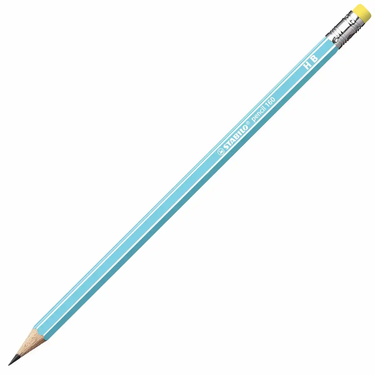 STABILO Bleistift pencil 160 mit Radiergummi HB 18