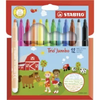 STABILO Filzstifte Trio Jumbo 12 Stück Kartonetui