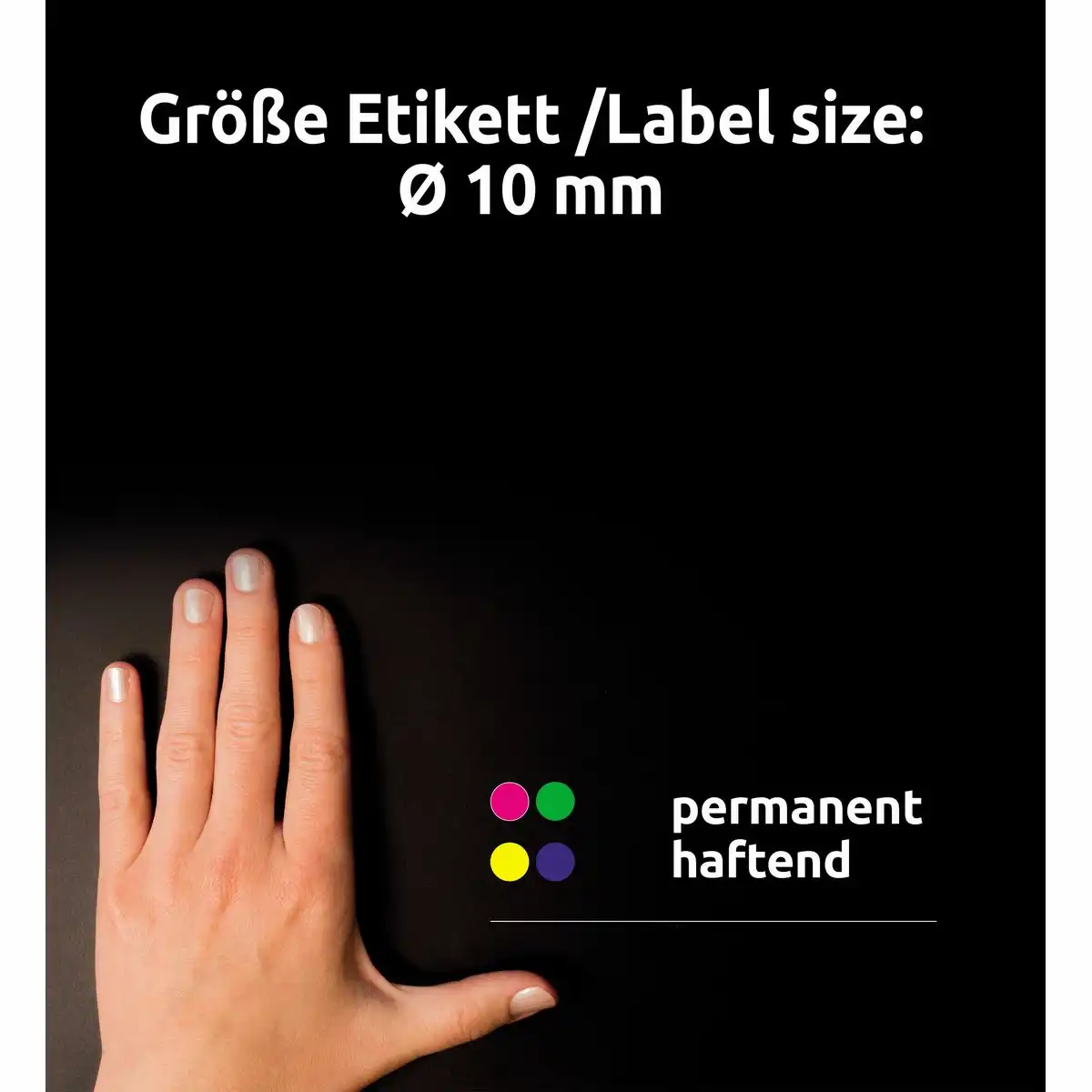 10016765_04 AVERY Zweckform Markierungspunkte permanent blau Ø10mm 800 Stück-4