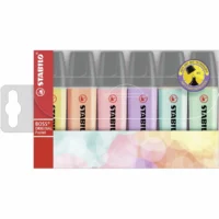 STABILO Textmarker BOSS ORIGINAL pastell Kunststoffetui - 6 Stück