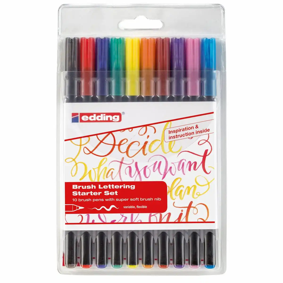 10020778_00 edding Brush Lettering Starter Set 10 Teile