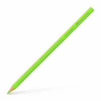 FABER-CASTELL Buntstift Colour Grip mit Namensfeld 12er Pack - neongrün