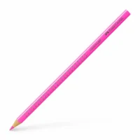 FABER-CASTELL Buntstift Colour Grip mit Namensfeld 12er Pack - neonpink
