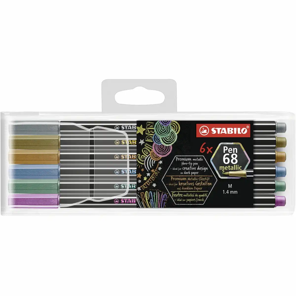 10025625_00 STABILO Filzstifte Pen 68 Premium metallic