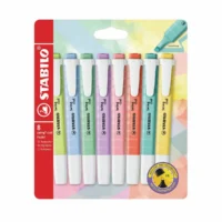 STABILO Textmarker swing cool pastell 8 Stück Kunststoffetui