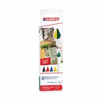 edding Textilmarker 4600 Grundfarben 1mm 5 Stück Etui