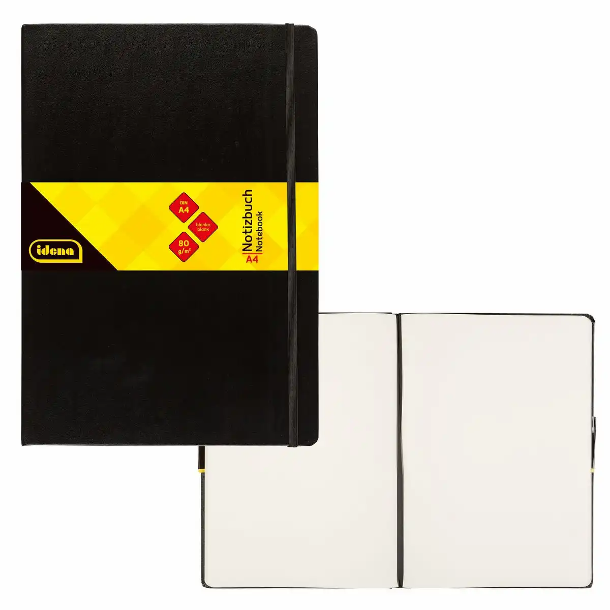 10053_00 Idena Notizbuch 80g/m² 192 Seiten