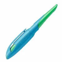 STABILO Schulfüller EASYbirdy A inkl. Patrone Blister - Für Rechtshänder, himmelblau/grasgrün