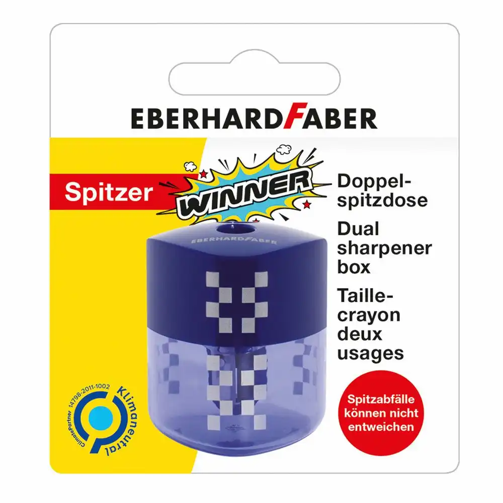 10071426_00 EBERHARD FABER Doppelspitzdose Winner blau Blister