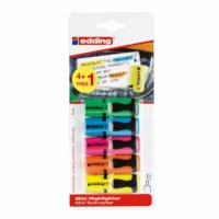 edding Textmarker mini Neon 5 Stück Blister