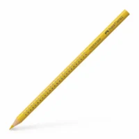 FABER-CASTELL Buntstift Colour Grip mit Namensfeld 12er Pack - kadmiumgelb dunkel