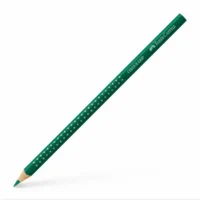 FABER-CASTELL Buntstift Colour Grip mit Namensfeld 12er Pack - phthalogrün