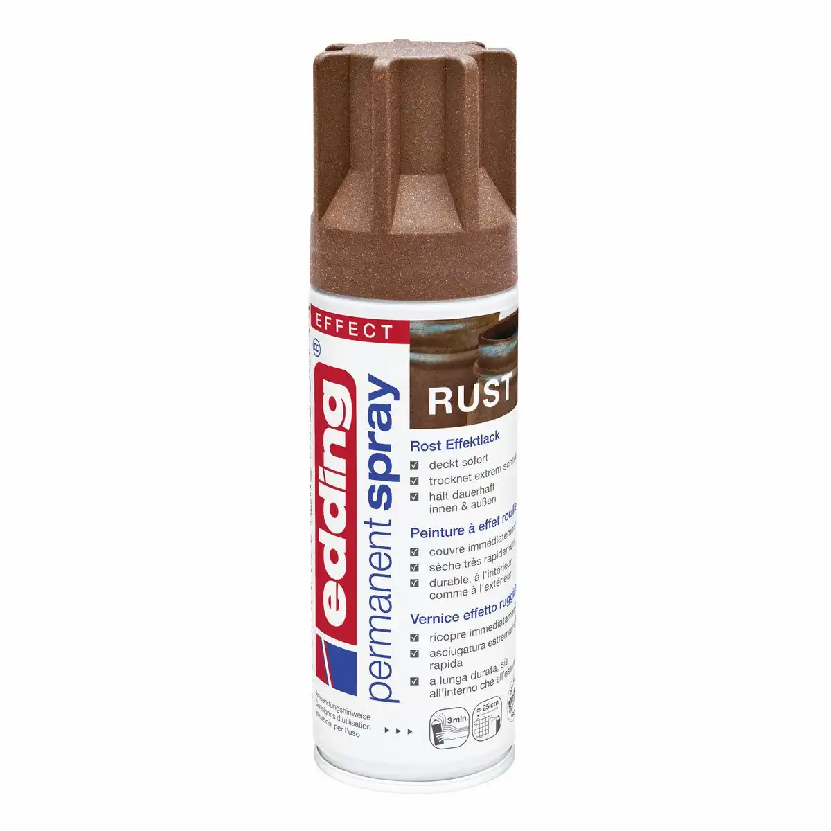 10089680_00 edding Permanent Spray 5200 Rost Effektlack