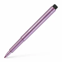 FABER-CASTELL Tuschestift Pitt Artist Pen Metallic 10er Pack - rot
