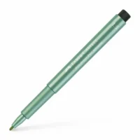 FABER-CASTELL Tuschestift Pitt Artist pen grün 10er Pack