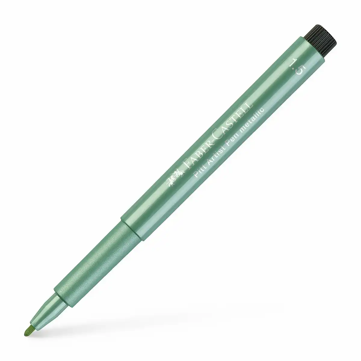 10101590_00 FABER-CASTELL Tuschestift Pitt Artist pen grün 10er Pack