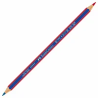 FABER-CASTELL Buntstift Janus doppelseitig rot/blau 12er Pack