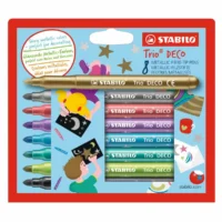 STABILO Filzstifte Trio DECO Metallic 8 Stück