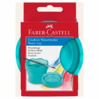 FABER-CASTELL Wasserbecher Clic&Go - türkis