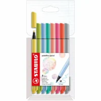 STABILO Filzschreiber pointMax pastell Kunststoffetui - 8 Stück Kartonetui