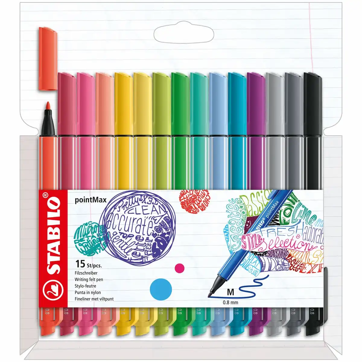 STABILO Filzschreiber pointMax