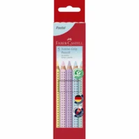 FABER-CASTELL Buntstifte Jumbo Grip pastell 5 Stück Kartonetui