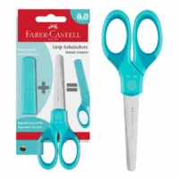 FABER-CASTELL Schulschere Grip türkis Blister