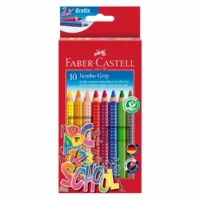 FABER-CASTELL Buntstifte Jumbo Grip Promotionetui 10 Stück Kartonetui
