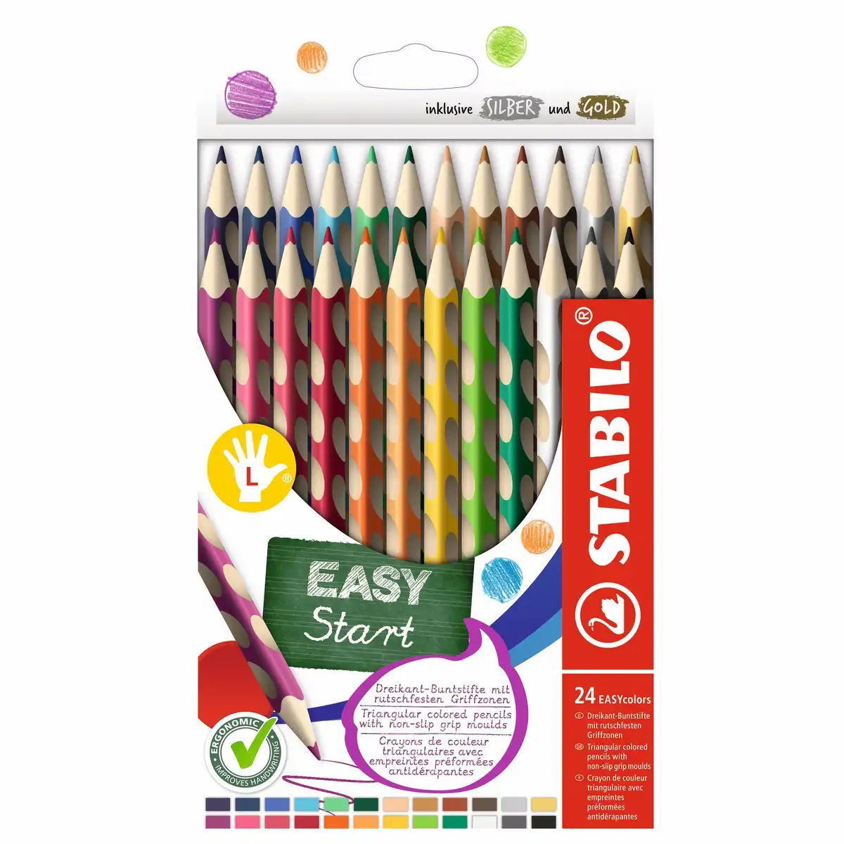 STABILO Buntstifte EASYcolors