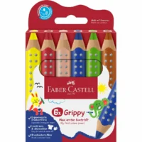 FABER-CASTELL Buntstifte Grippy - 6 Stück